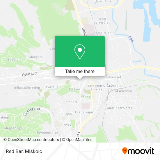 Red Bar map