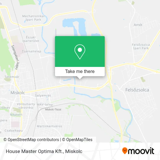 House Master Optima Kft. map