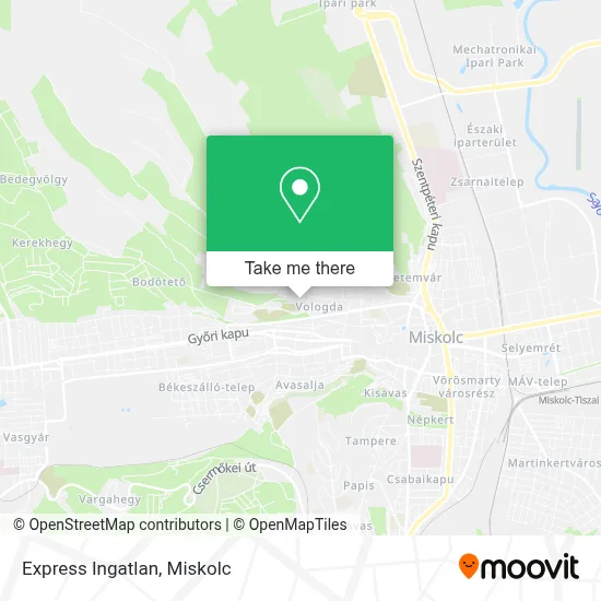 Express Ingatlan map