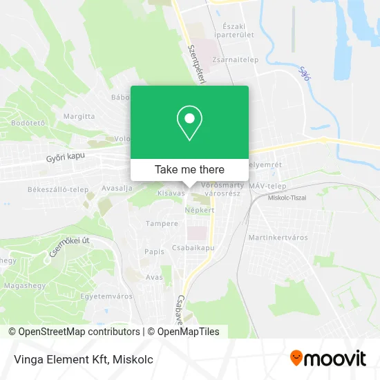 Vinga Element Kft map