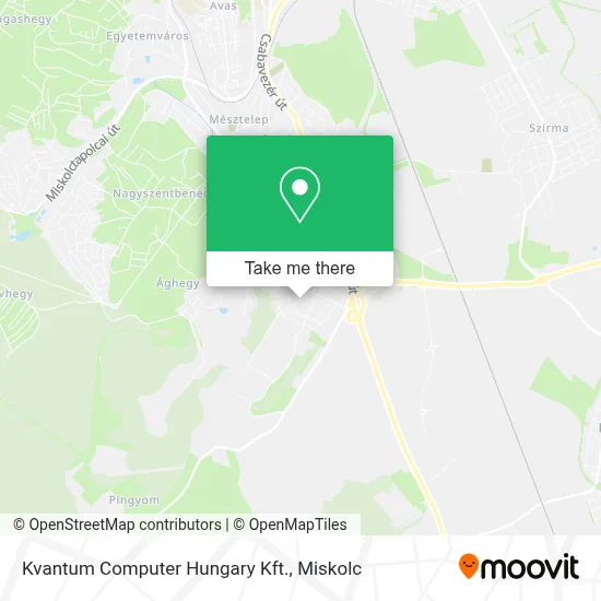 Kvantum Computer Hungary Kft. map