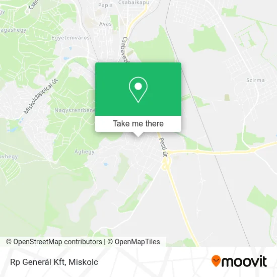 Rp Generál Kft map