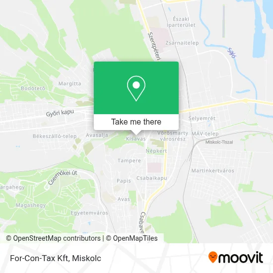 For-Con-Tax Kft map