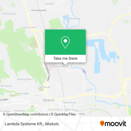 Lambda Systeme Kft. map