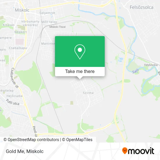 Gold Me map