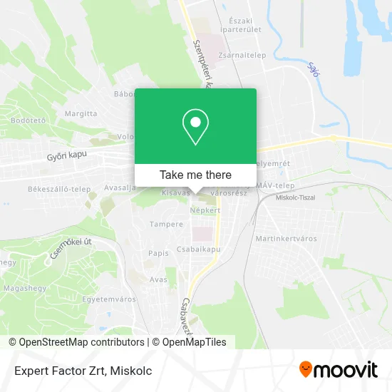 Expert Factor Zrt map