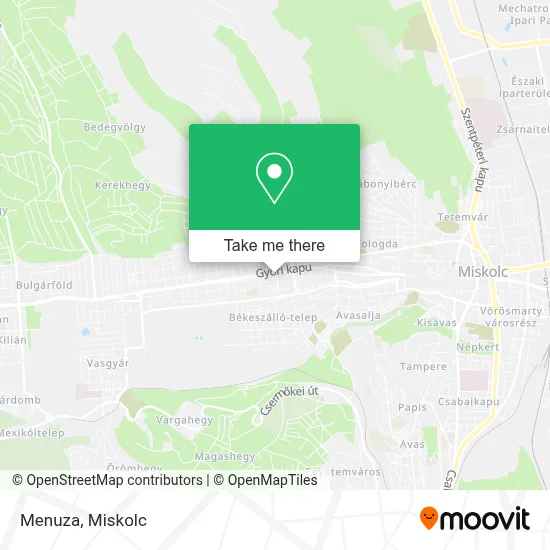Menuza map