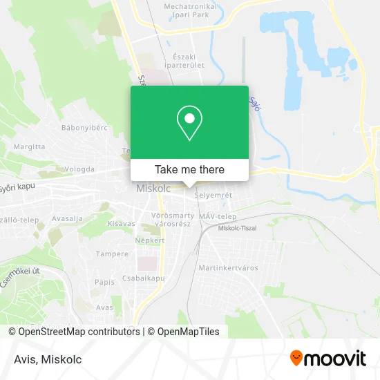 Avis map