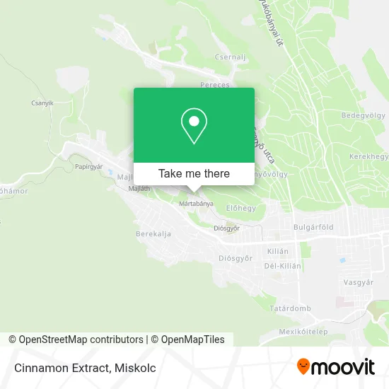 Cinnamon Extract map