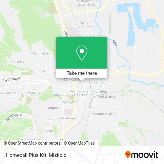 Homecall Plus Kft map