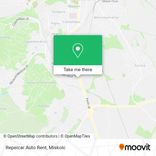 Repeicar Auto Rent map