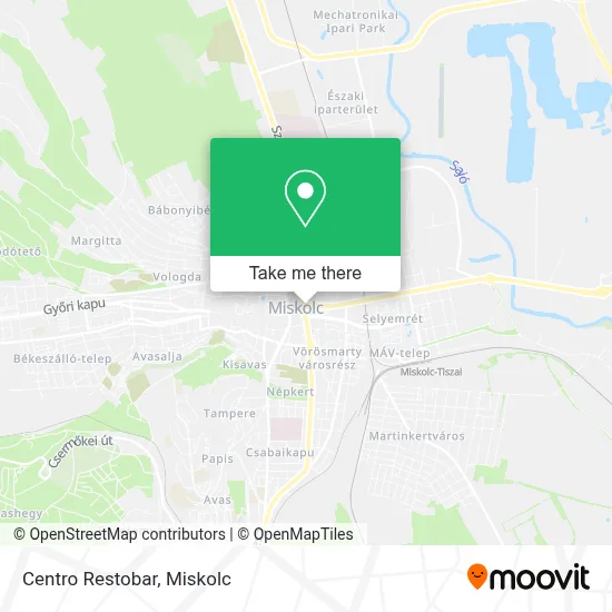 Centro Restobar map