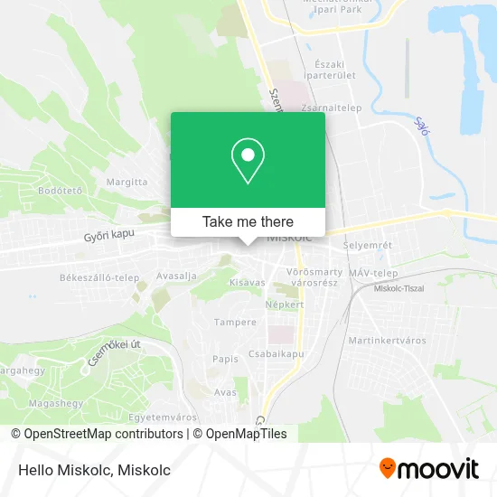 Hello Miskolc map