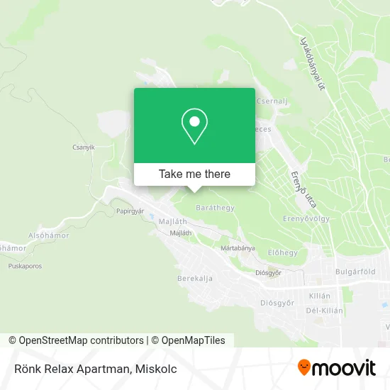 Rönk Relax Apartman map