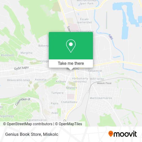 Genius Book Store map