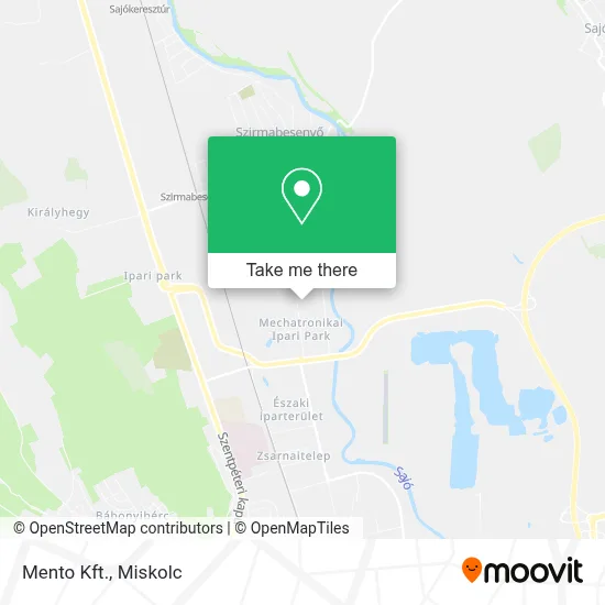 Mento Kft. map