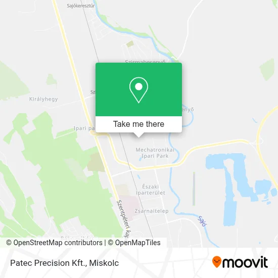 Patec Precision Kft. map