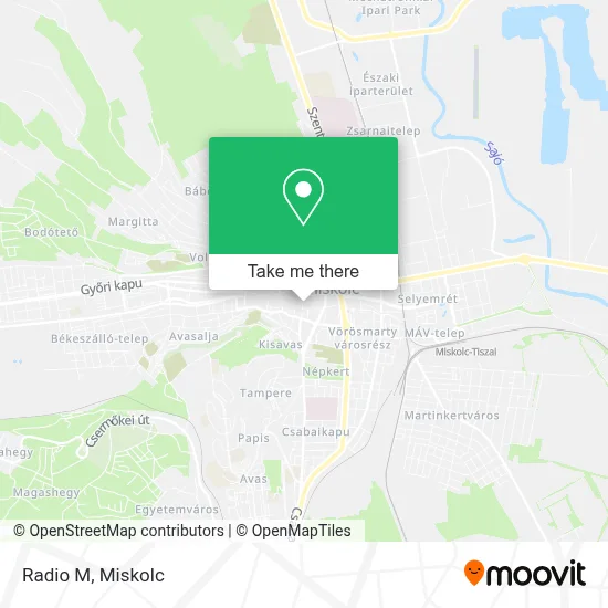 Radio M map