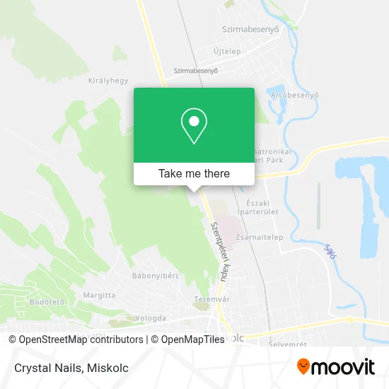 Crystal Nails map