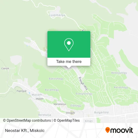 Neostar Kft. map