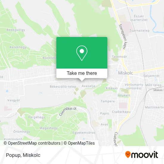 Popup map