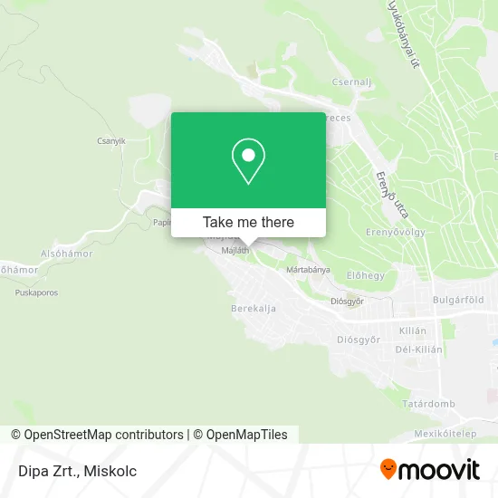 Dipa Zrt. map