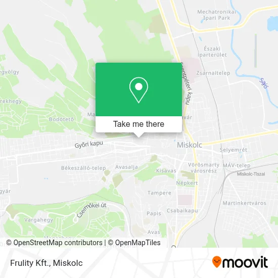 Frulity Kft. map