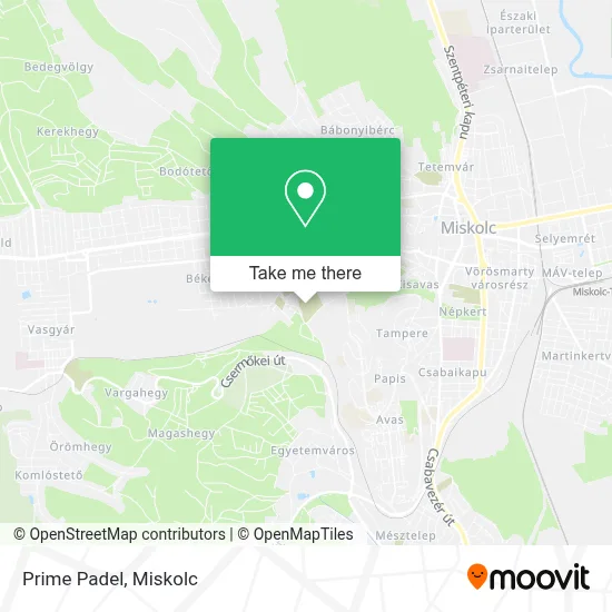 Prime Padel map