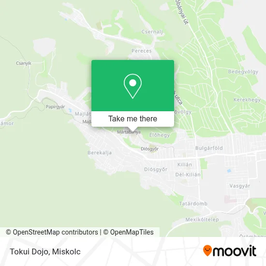 Tokui Dojo map