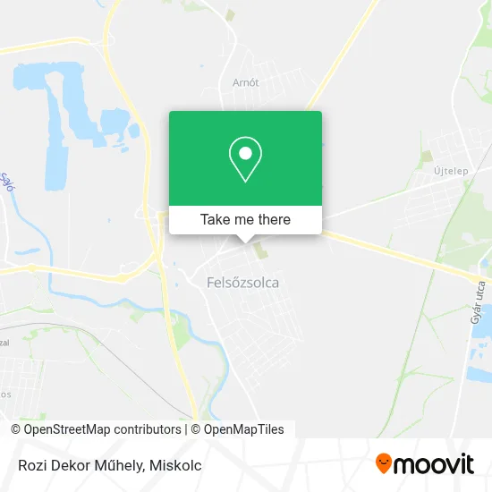 Rozi Dekor Műhely map