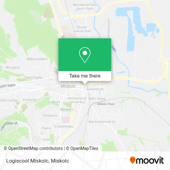 Logiscool Miskolc map
