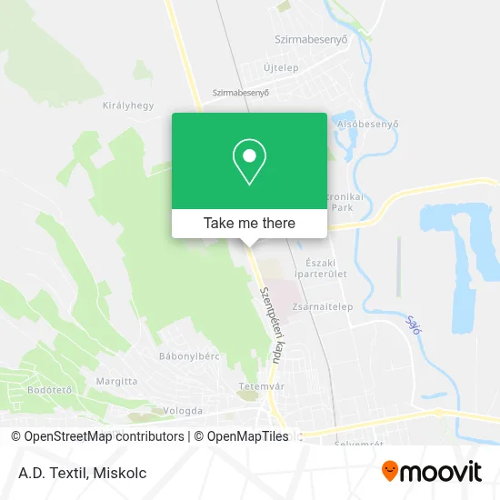A.D. Textil map