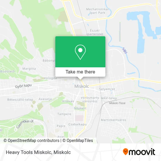 Heavy Tools Miskolc map