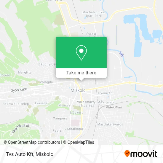 Tvs Auto Kft map