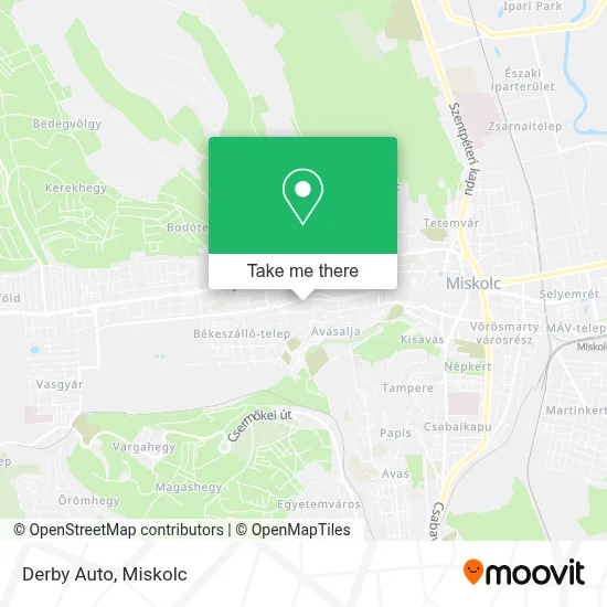 Derby Auto map