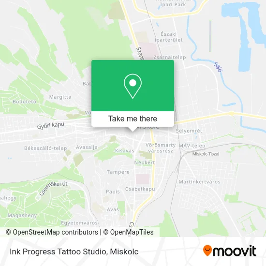 Ink Progress Tattoo Studio map