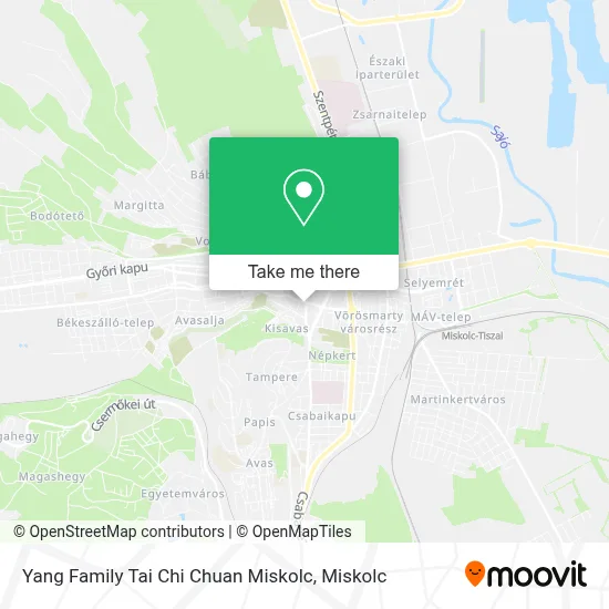 Yang Family Tai Chi Chuan Miskolc map