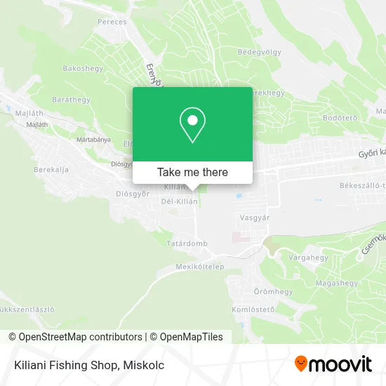 Kiliani Fishing Shop map