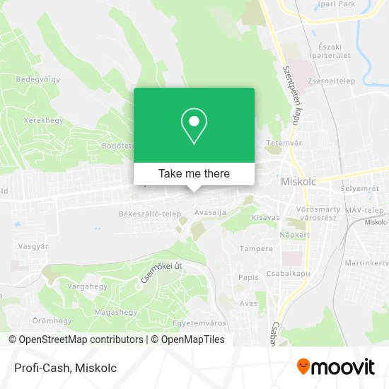Profi-Cash map