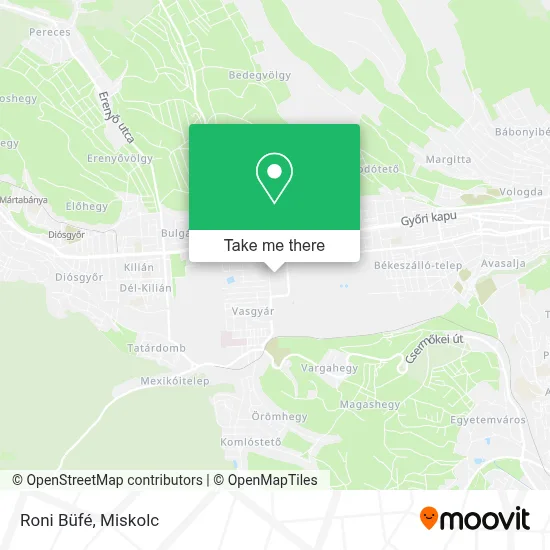 Roni Büfé map