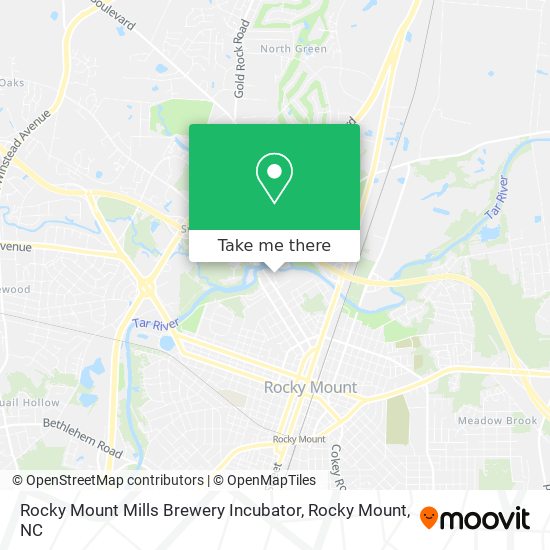 Rocky Mount Mills Brewery Incubator map