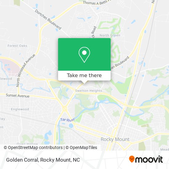 Mapa de Golden Corral