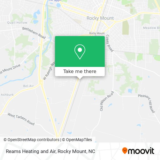 Mapa de Reams Heating and Air