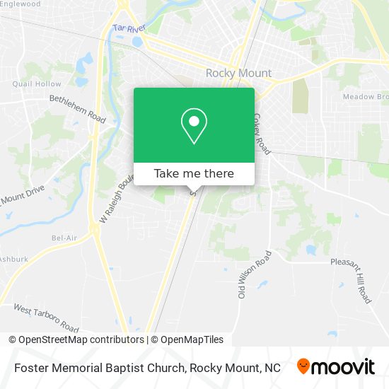 Mapa de Foster Memorial Baptist Church
