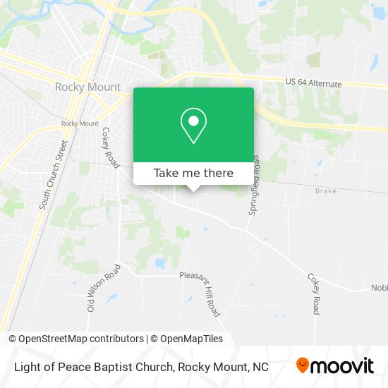 Light of Peace Baptist Church map