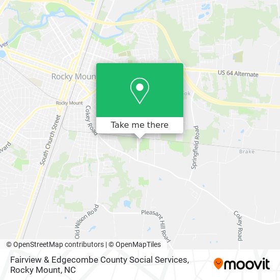 Mapa de Fairview & Edgecombe County Social Services