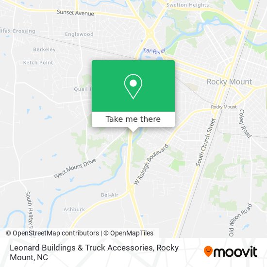 Leonard Buildings & Truck Accessories map