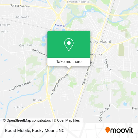 Boost Mobile map