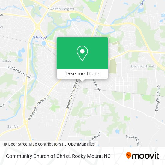 Mapa de Community Church of Christ