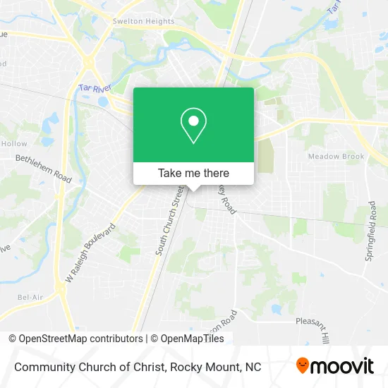 Mapa de Community Church of Christ
